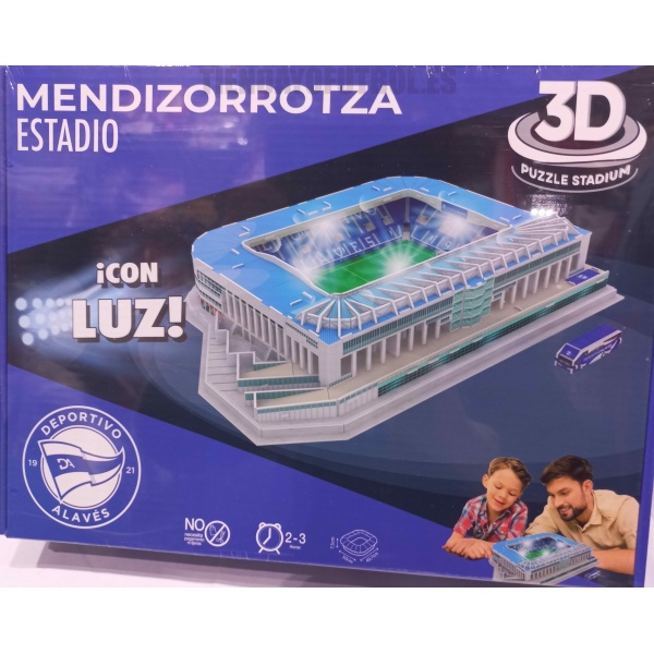 PUZZLE 3D oficial Estadio Mendizorrotza con Luz