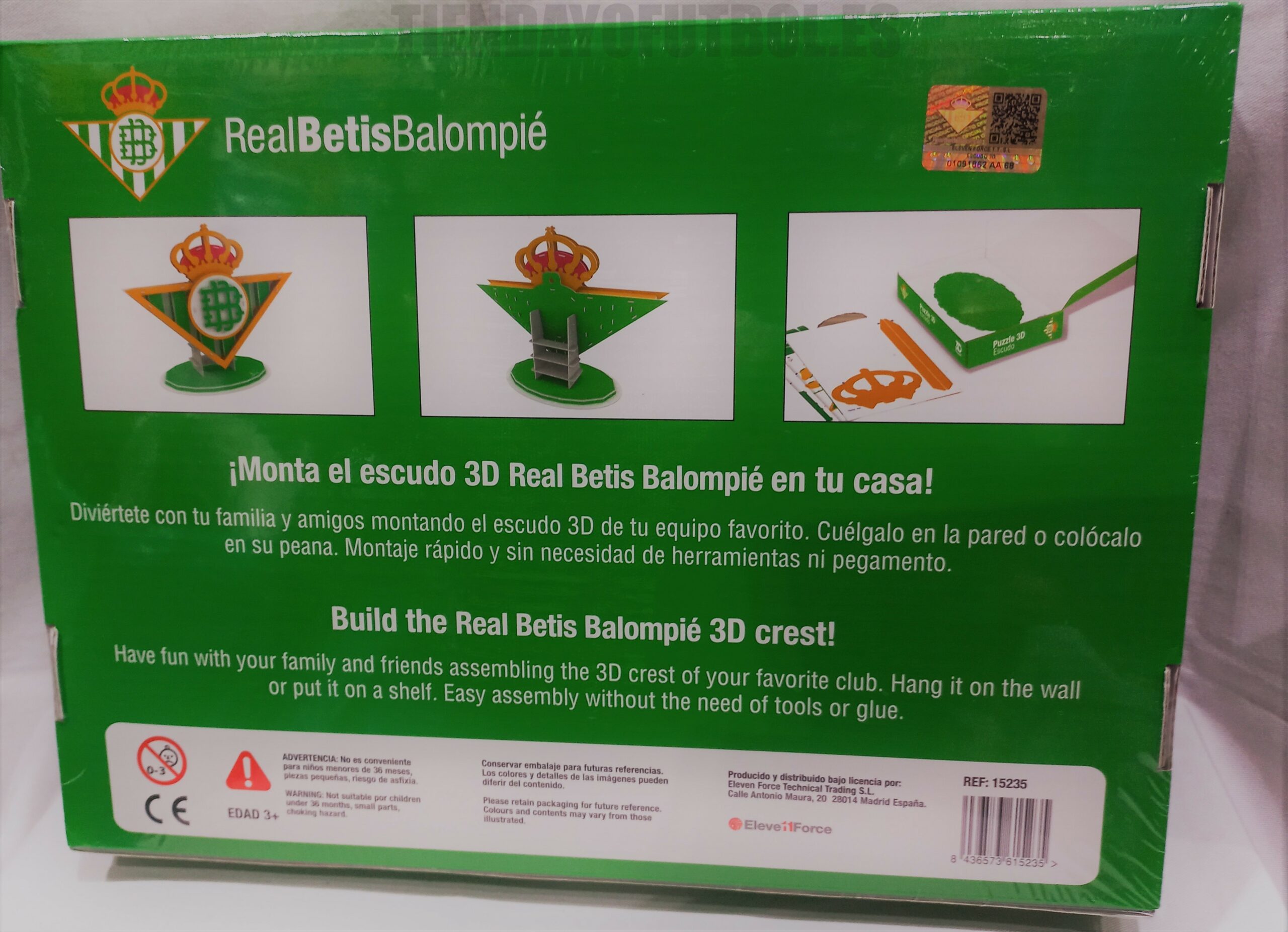 Puzzle Escudo 3d Real Betis Balompié con Ofertas en Carrefour