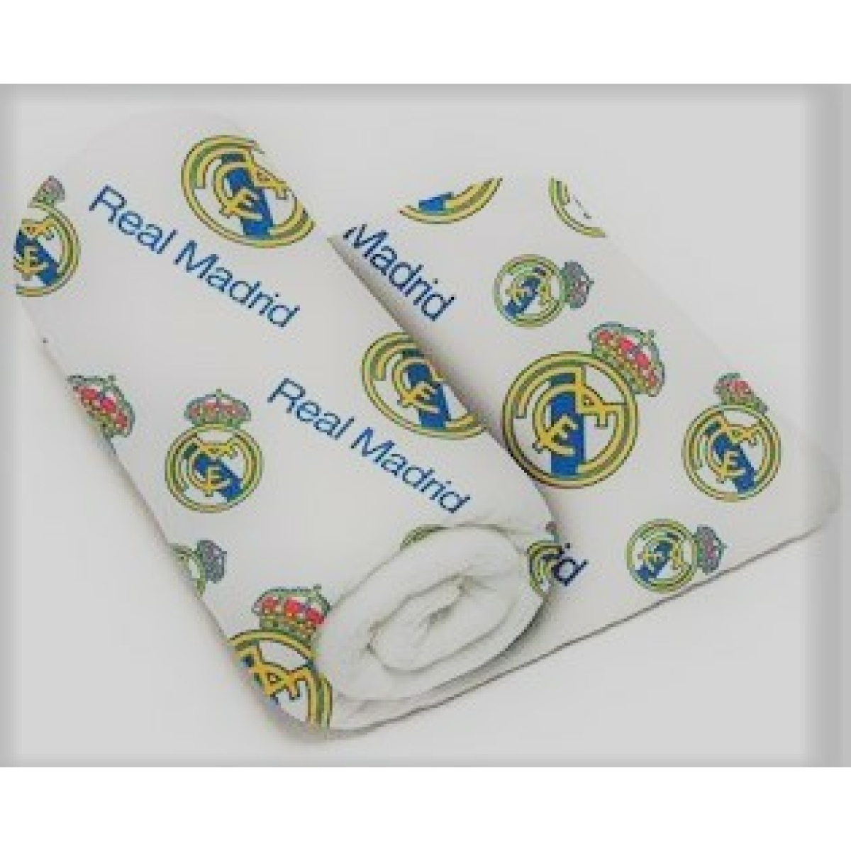 Manta Real Madrid CF. blanca - Tienda Yo Futbol