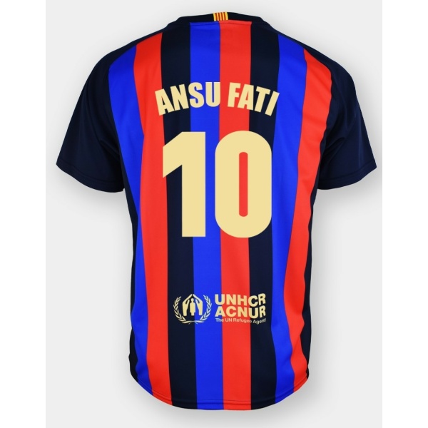Camiseta 1º oficial FC Barcelona ANSU FATI 2022/23