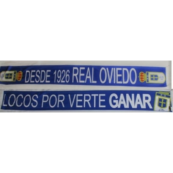 Bufanda / bufandin doble Real Oviedo